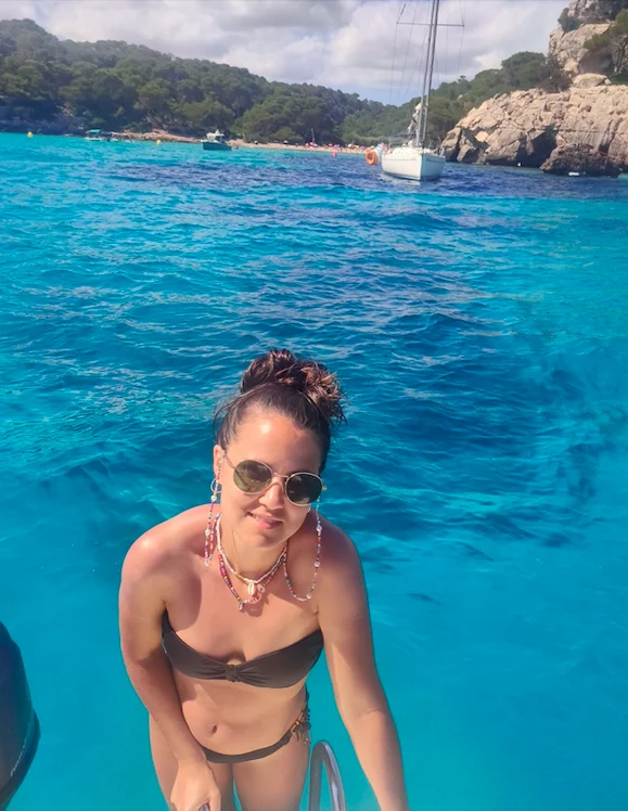 Cala Macarella en el Sur de Menorca