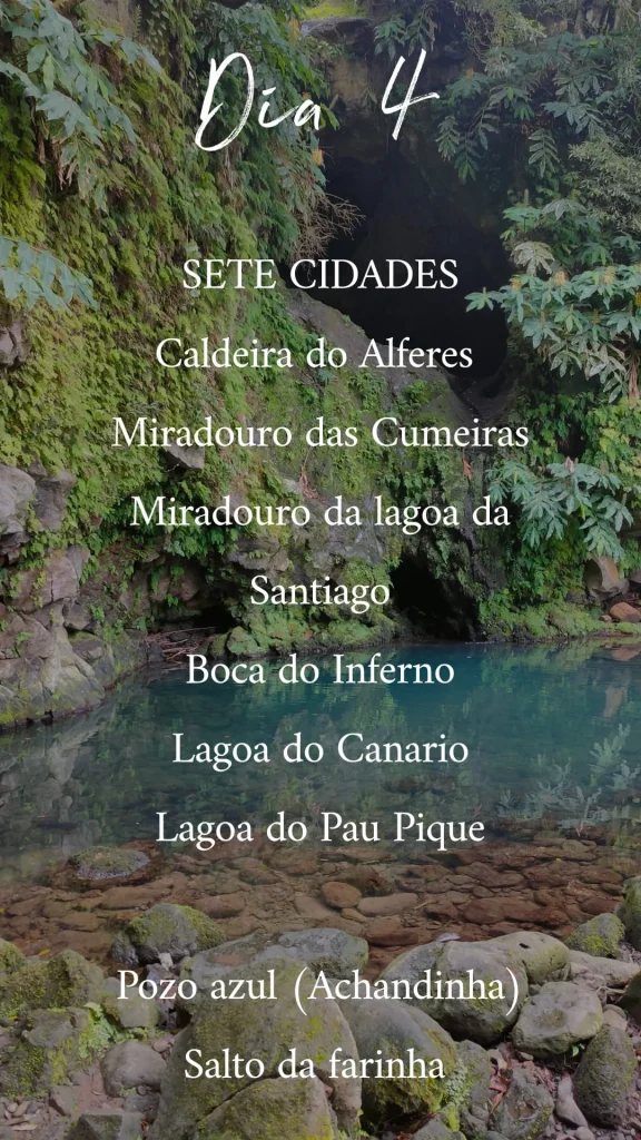 Itinerario 7 días San Miguel, Azores día 4