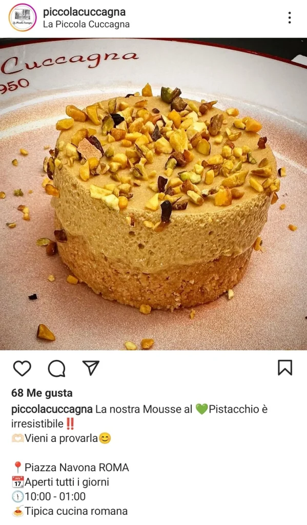 La Piccola Cucagna donde comer roma