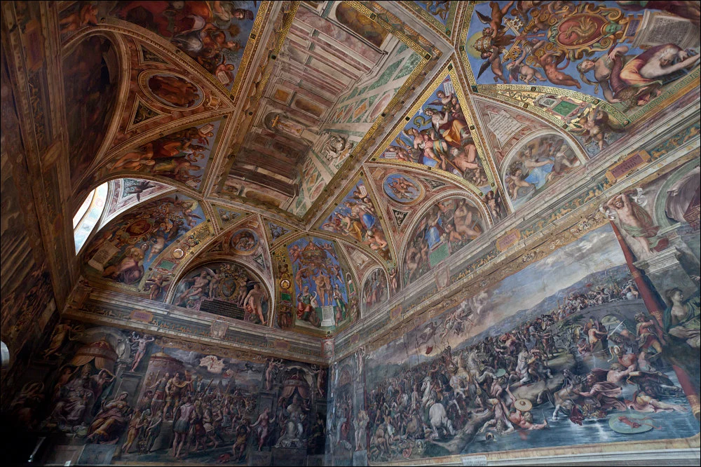 Estancia de Rafael, Sala de Constantino, dentro del Museo Vaticano