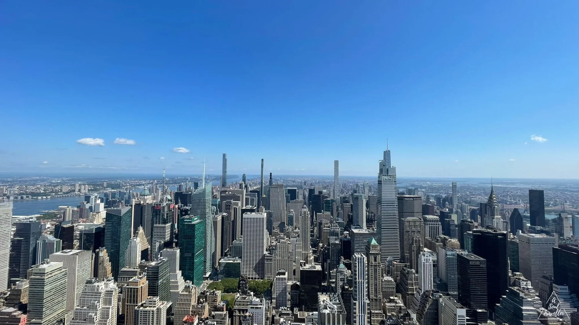 Vistas desde el Empire State de nueva York