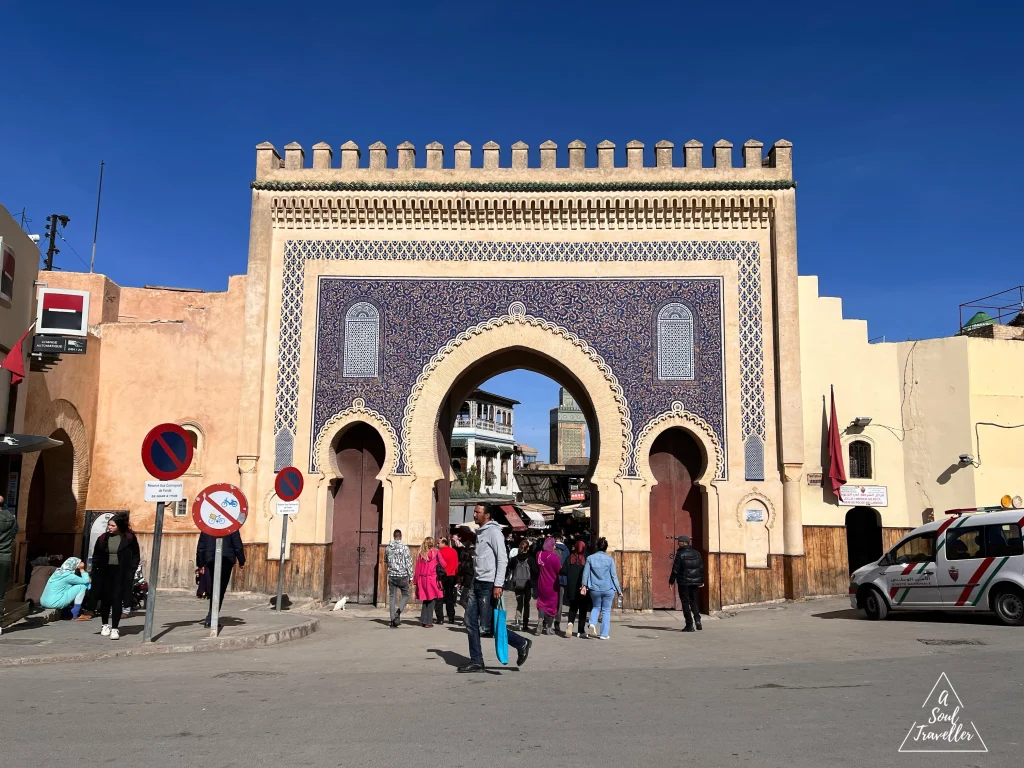 Bab BouJeloud, la Puerta Azul de la Medina de Fez