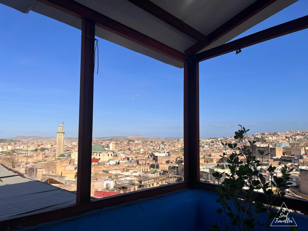 Vistas de Fez desde la terraza Sekaya