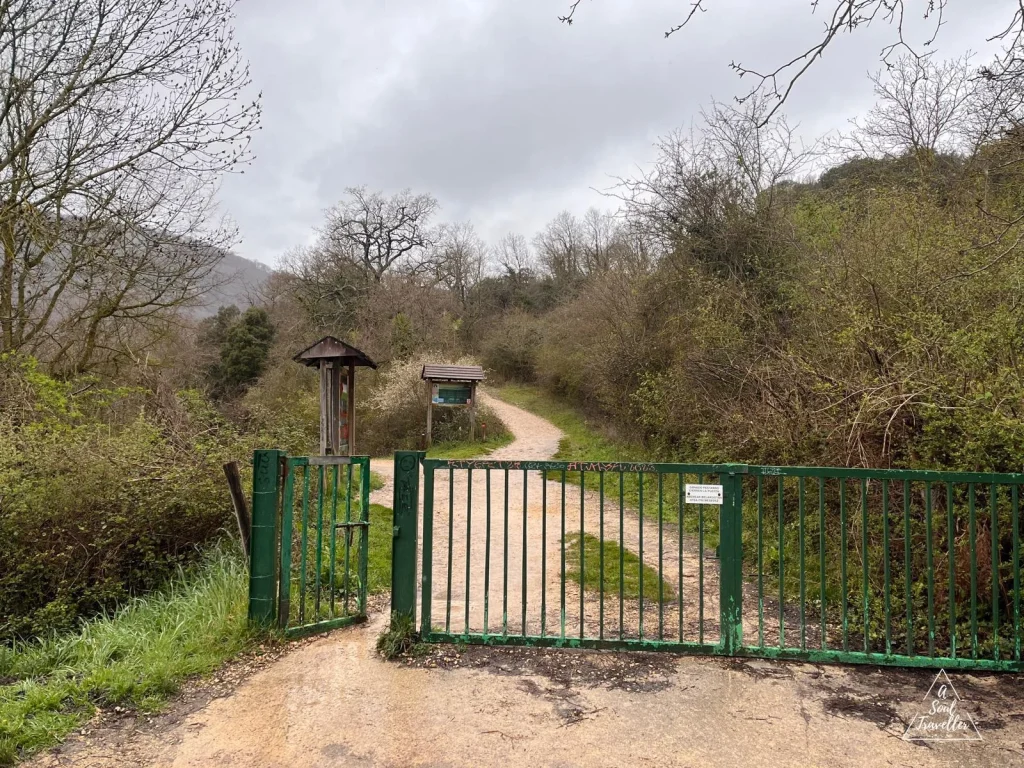 Comienzo de la ruta del nacedero del urederra