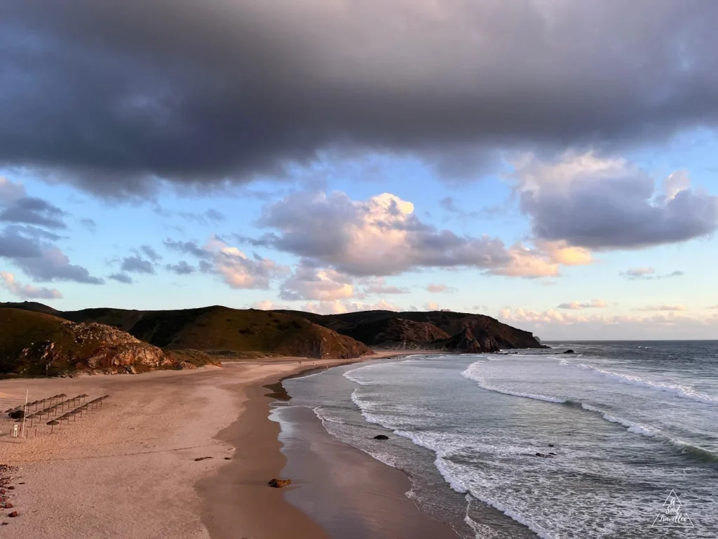 Praia do Amado en la costa oeste de portugal