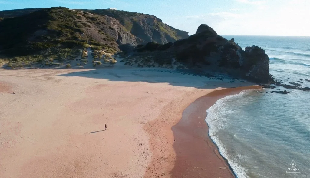 Praia do Amado en la costa oeste de portugal