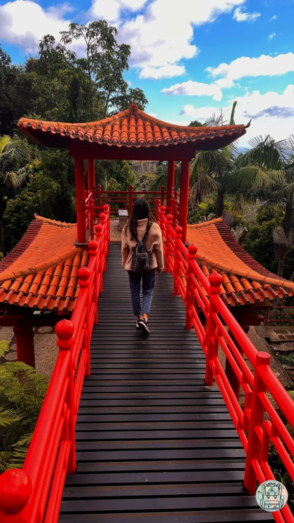 Pagoda Japonesa en el parque botánico de Funchal