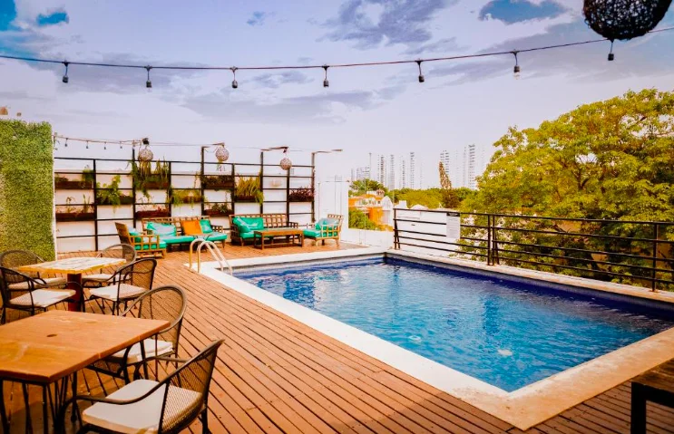 alojamientos con piscina donde hospedarse y dormir en Cancún