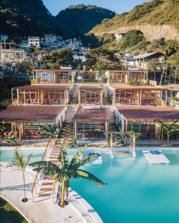 Hotel resort en San Pedro La Laguna, Lago Atitlán, Guatemala