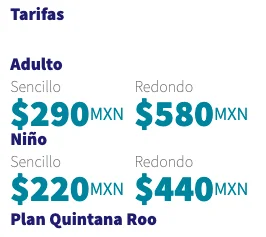 precio ferry Isla Mujeres