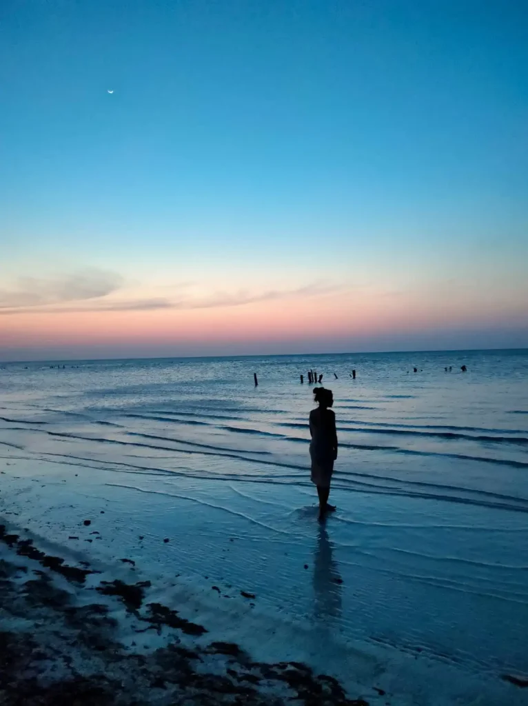 Atardecer en isla holbox