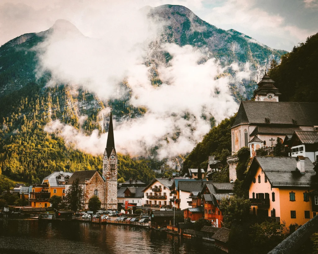 Hallstatt, austria. Destinos para viajar en navidad