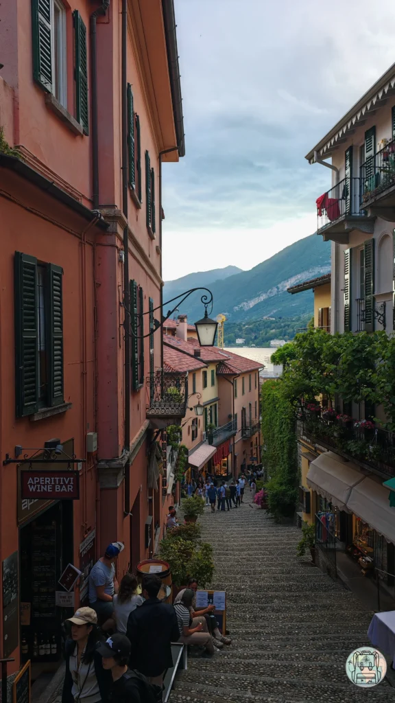 Calle Salita Serbelloni en Belaggio