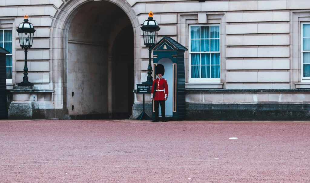 Cambio de guardia en el Buckingham palace