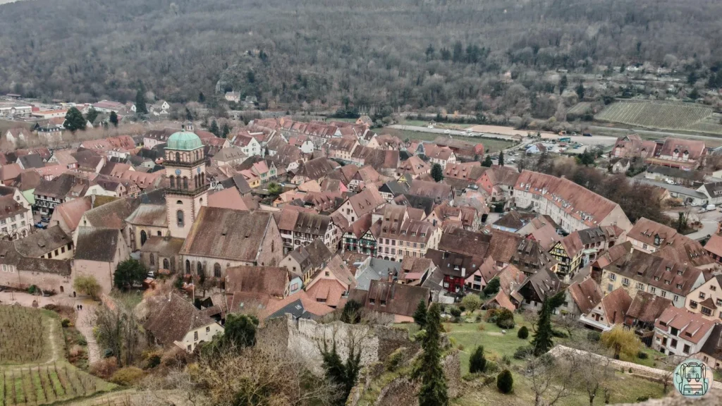 Vistas de Kaysersberg desde la torre del castillo